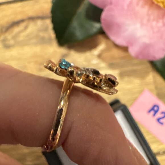 Adorable Hello Kitty Cat Kitten Silvertone Costume Adjustable Ring NEW w Box A2 - Picture 4 of 6